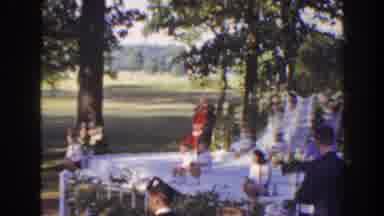 Florida (1941): Man Approaches Another Man At The Wedding As The Bride Waits
