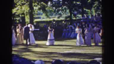 Florida (1941): A Wedding Ceremony Taking Place With A Lot Of Guest At A Nice