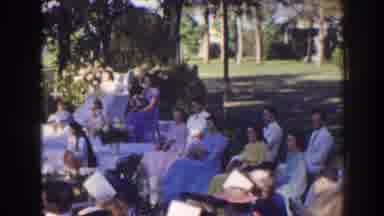 Florida (1941): People Gathered Outdoors In Formal Clothing