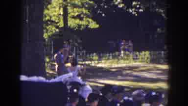 Florida (1941): Group Of People Having Fun At An Outdoor Wedding