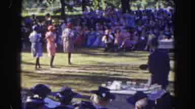 Florida (1941): Three Women Dance On Green Lawn On A Sunny Day