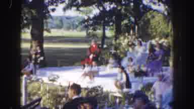Florida (1941): Outdoors Wedding Temple Awaiting Guests To Begin Celebration With