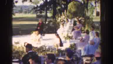 Florida (1941): Flower Girl Sits At Wedding Next To Other Children Participating
