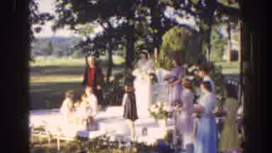 Florida (1941): Children Participating In An Ancient Outdoor Wedding Ceremony