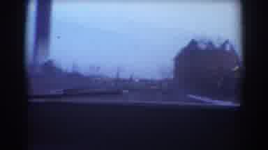 York Nebraska (1958): Driving In The Countryside Looking At Collapsed Homes And