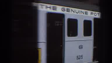 Brisbane Australia (1967): Transportation Train It Moving In One Direction In The