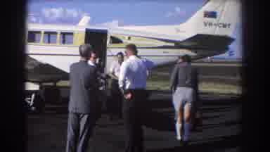 Brisbane Australia (1967): Getting On The Plane And Saying Goodbye To The People