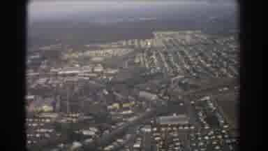 Brisbane Australia (1967): Overhead View From A Plane Of A Neighborhood And Other
