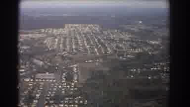 Brisbane Australia (1967): Airplane Views The Urban City As Well As The Rural