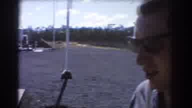 Brisbane Australia (1967): View Of White Oil Storage Container On A Bright Sunny