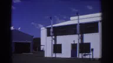 Brisbane Australia (1967): View Of Two White Buildings On A Bright Sunny Day