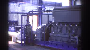 BRISBANE AUSTRALIA-1967: Operation Of A Series Of Large Machines In An Industry
