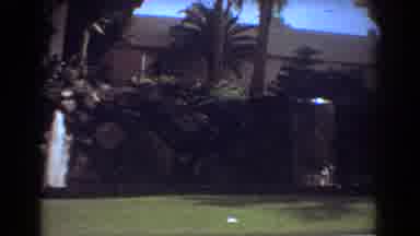 Fort Lauderdale Florida (1967): The Garden And A Font In Front Of The Fort