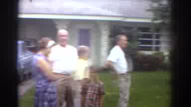 Fort Lauderdale Florida (1967): Family Recording With Child Fighting In Front Of