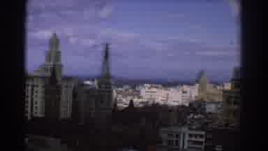 Melbourne Australia-1967: Buildings Houses And Towers Of A Medium City On A