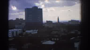 Melbourne Australia (1967): Roaming Over The High Rises With A Cloudy Blue Sky