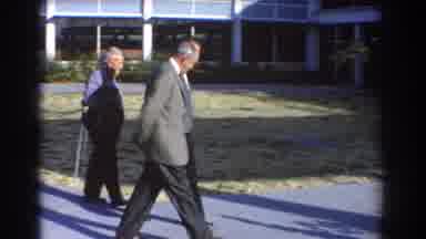 Perth Australia (1967): Three Older White Men In Suits Walking Together At An