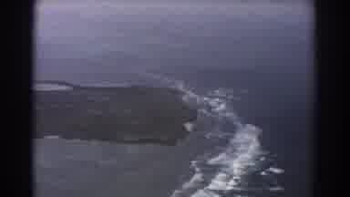 Perth Australia (1967): View From An Airplane Window Off The Coast Of A Large