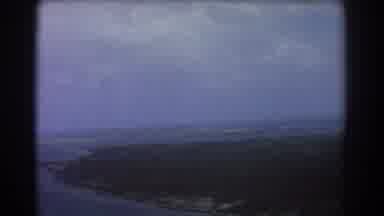 Perth Australia (1967): Aerial View Of Ocean And Green Trees On A Clear Day