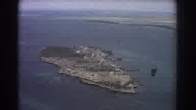 Perth Australia (1967): Plane Flying Over Island