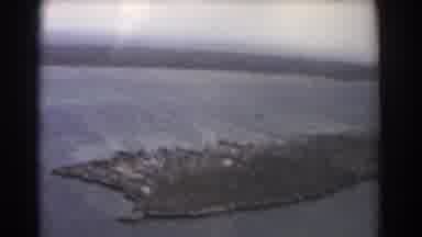 Perth Australia (1967): Aerial View Of Brown Island And Blue Ocean On A Clear Day