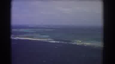 Perth Australia (1967): View Of Blue Ocean Water And Brown Island On A Sunny Day