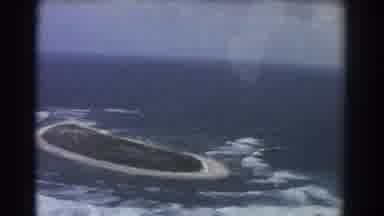 Perth Australia (1967): Aerial View Of Small Green Island With White Beaches On A