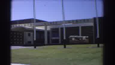 Perth Australia (1967): A Civic Center Building Has A Mowed Lawn And A Wide