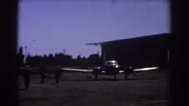 Perth Australia (1967): Picture Of An Old Plane On An Airfield