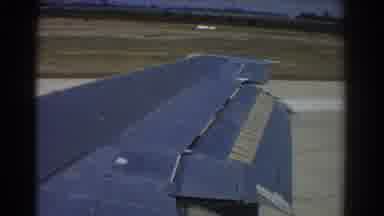 Perth Australia (1967): Filming Of The Right Blue Wing Of Airplane Taking Off
