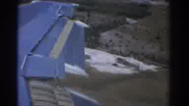 Perth Australia (1967): Aerial View Of Blue Plane Wing Passing Over Green Farmland