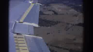 Perth Australia (1967): Record Of An Airplane Wing During A Flight