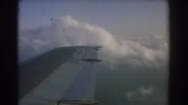 Perth Australia (1967): Short Video In A Plane Of A Wing Of Airplane And Clouds