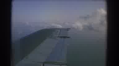 Perth Australia (1967): Images Of An Airplane Wing During A Flight