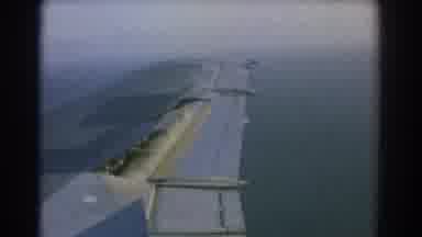 Perth Australia (1967): View Of Open Airplane Wing Slats During Flight On A Clear