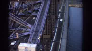 Sydney Australia (1967): Busy Water Bridge With Incoming Traffic On Both
