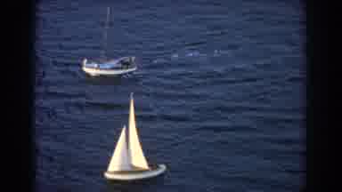 Sydney Australia (1967): Two Ships On The Ocean With The Stationary Ship Not Far