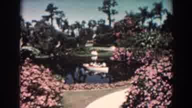 Florida (1957): Quiet Ride In Canoe On Small Pond In Beautiful Park