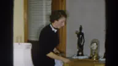 Wheeling Ohio (1957): The Woman Goes Through The Drawers And Searches The Room For
