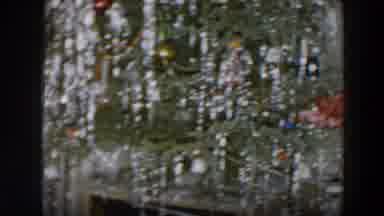 Wheeling Ohio (1957): View Of Decorated Christmas Tree And People Playing Ping