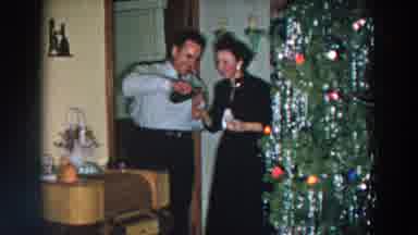 Wheeling Ohio (1957): Grandparents Celebrate Their 75th Wedding Anniversary