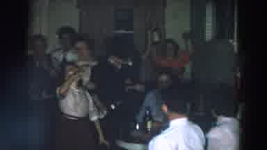 Wheeling Ohio (1957): People Gathered In A Fraternization