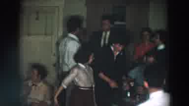 Wheeling Ohio (1957): Sharply-Dressed People Gathered In Celebration As A Jovial