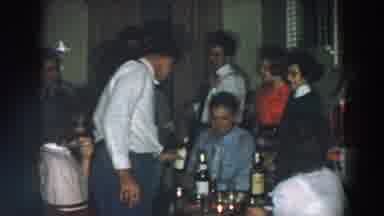 Wheeling Ohio (1957): Group Of People In Home With Decorated Christmas Tree