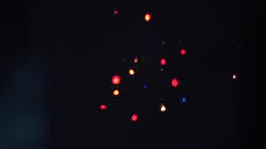 Wheeling Ohio (1957): A Christmas Tree Decorated With Lights That Are Turned On In
