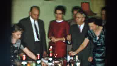 Wheeling Ohio (1957): A Simply Family Celebration At Her House