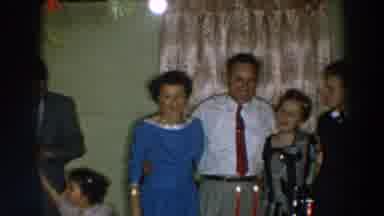 Wheeling Ohio (1957): Family Picture At Easter Time With All The Kids And Family