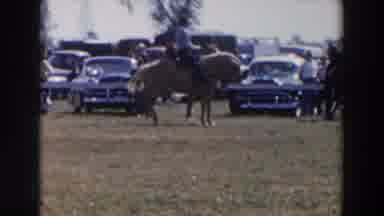Wheeling Ohio (1957): Footage Of A 1950'S Rodeo Festival With Cowboys Riding On