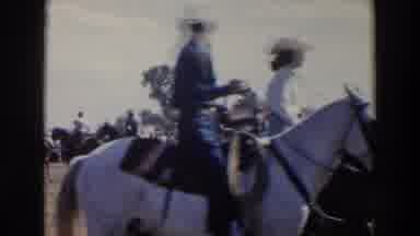 Wheeling Ohio (1957): A Little Bit Of The History Of Rodeos In This Parade With