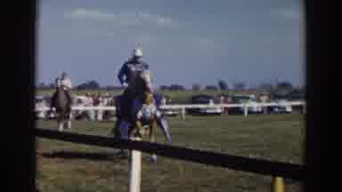 Wheeling Ohio (1957): Man Riding Horses End The Competition